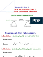 Theme 2.3 Part 2 Substitution and Elimination Rxns