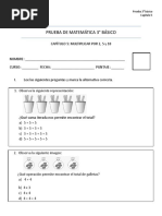 Prueba 3º CAP 5 Multiplicar Por 2, 5 y 10