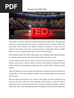 Pros and Cons of TEDx Talks