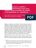 ALAPANIAN - DH e Política Social - Apontamentos para Uma Análise Sobre Os Limites Do Direito e Da Igualdade No Capitalismo