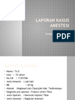 Laporan Kasus Anestesi