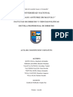 Trabajo Grupal (Acta de Const. y Estatuto)