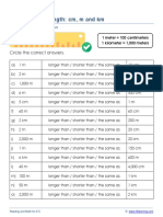 Grade 3 Units of Length Metric C