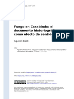 Agustín Berti (2007) - F Uego en Casabindo El Documento Historiográfico Como Efecto de Sentido