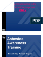 Asbestos Awareness Presentation