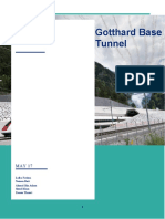 International Project Report - Gotthard Tunnel