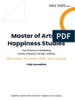 MA in Happiness Studies (Digital)