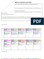 Second Grade Saxon Math Cut and Paste Lesson Plans: Included