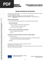 Departamento de Hacienda Y Administración Pública: Datos Del Asiento Registral