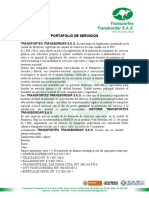 Portafolio de Servicio - Medidas de Prevencion en Funcion Del Covid 19