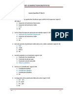 Examen Especifico PT Nivel II