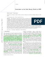 Exact Solutions and Constraints On The Dark Energy Model in FRW Universe