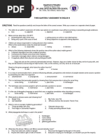 3rd Quarterly Assessment