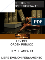 A Historia Leyes Constitucionales