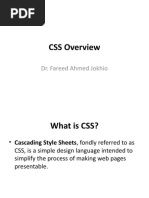 Lecture 17 - CSS Overview