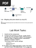 Lab6 - Mitigating Data Plane Attacks by Using ACL