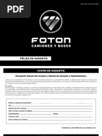 Foton - Poliza de Garantia - Web-24Ago