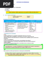 D2 A3 SESION CT. ¿Qué Residuos Sólidos Generamos en Nuestra Institución Educativa