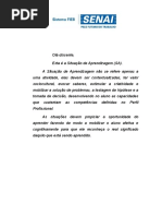 Situação de Aprendizagem 1 - Gestão de Suprimentos