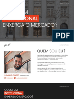 Como Um Institucional Enxerga o Mercado