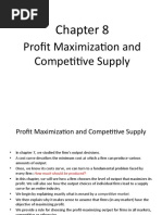 Chapter 8 - Profit Maximization