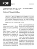 Classification and Genetic Consideration of Laterites of West Khasi Hills, Meghalaya