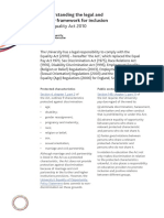 Understanding The Legal and Equality Framework