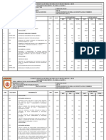 Anexo I - Orçamento Descritivo - Planilha Analítica