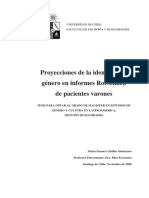 Proyecciones de La Identidad de Genero en Informes Rorschach de Pacientes Varones