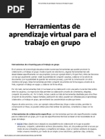 2-Herramientas de Aprendizaje Virtual para El Trabajo en Grupo