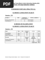 RMT B.DES. Animation Syllabus 7th & 8th Sem