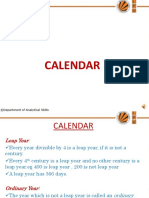 1 Calendar