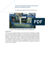 Calibrating The Venturi Meter and Orifice Meter