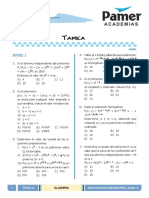 X - Sem2 - Polinomios Grados, Calificación, Notación Polinomial