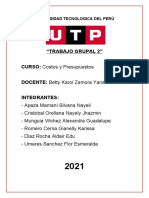 Trabajo Grupal 2 - Costos y Presupuestos