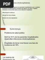 Infecciones Intrahospitalarias