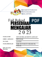 Rekod Persediaan Mengajar 2023