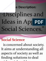 EDITED Introduction To Social Sciences Editted