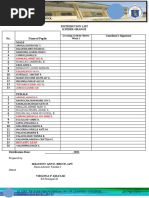 Distribution List For K-Orange