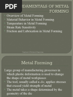 Fundamental of Metal Forming 