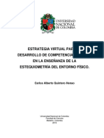 Estrategia Virtual para El Desarrollo de Competencias Básicas en La Enseñanza de La Estequiometría Del Entorno Físico