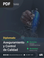 Aseguramiento y Control de Calidad