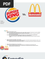 BurgerKing Versus McDonalds