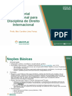 Material Institucional para A Disciplina de Direito Internacional