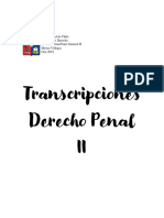 Transcripción Penal II