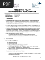 Attendance Policy FINAL