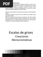 Ejercicios Escalas de Grises