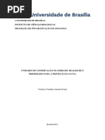 Universidade de Brasília Instituto de Ciências Biológicas Programa de Pós-Graduação em Zoologia