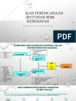 Kebijakan Perencanaan Kebutuhan SDM Kesehatan