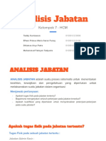 Kelompok 7 - HCM Analisis Jabatan